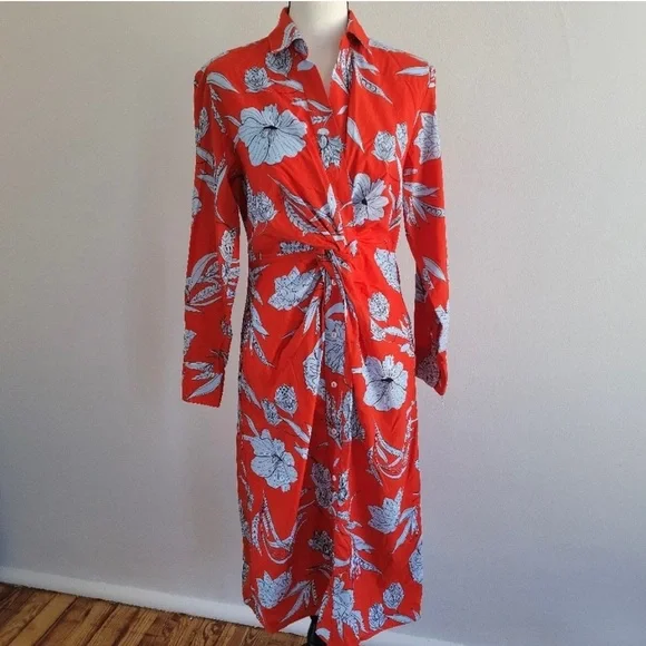 Zara MIDI Twist Dress - Picture 1 of 14